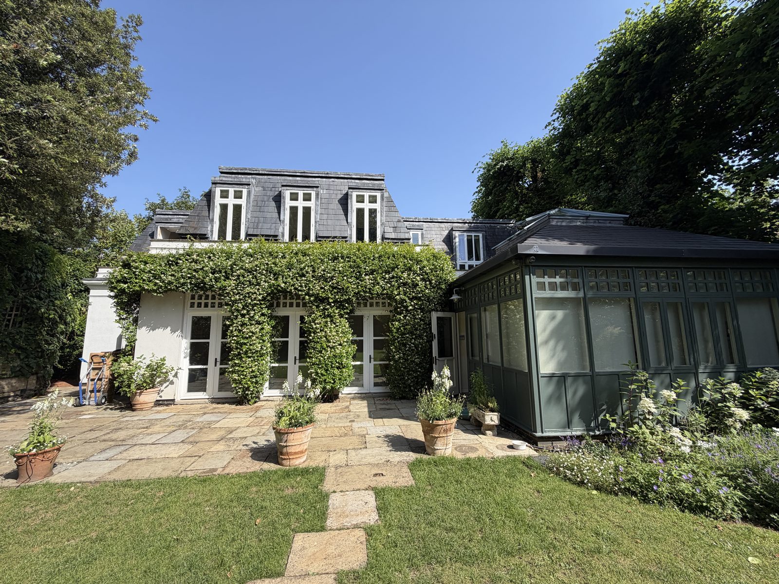 Poets House, Holland Villas Road W14 - hardwood casement windows