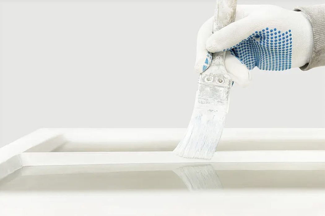 Sash window painting by Kensington Sash